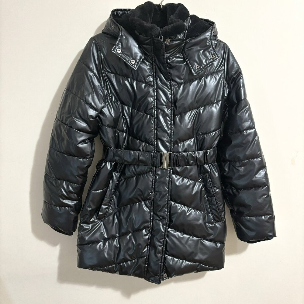 Warmest A&F Parka Coat size 13/14 Belted